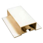 Fiberglass Pultrusion Omega Intermediate Support Profile with Bolt Track